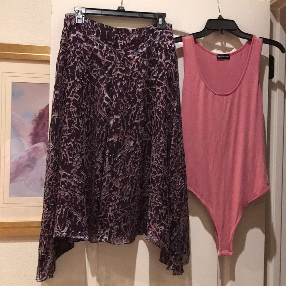 Lovely Asymmetrical AK Anne Klein Skirt